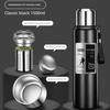 316 Stainless Steel Inner Tank Vacuum All-Steel Thermos Pot for Men, Portable Large-Capacity Thermos Cup for Outdoor Travel and Mountaineering