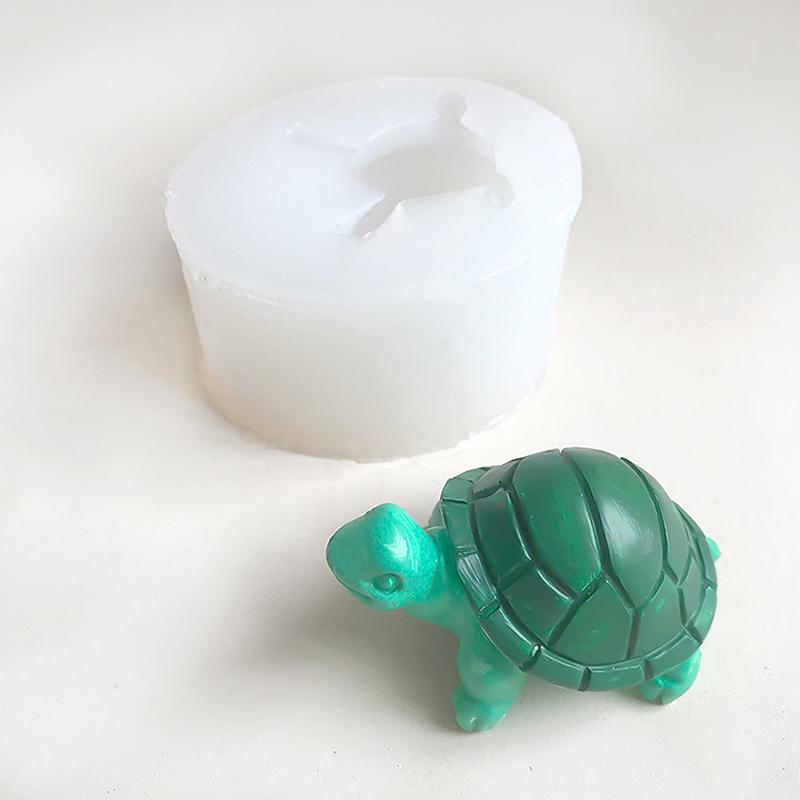 Roztomilá silikonová forma ve tvaru želvy s oceánskou tématikou, opakovaně použitelná želví pryskyřičná epoxidová forma, forma na pečení pěnového čokoládového dortu