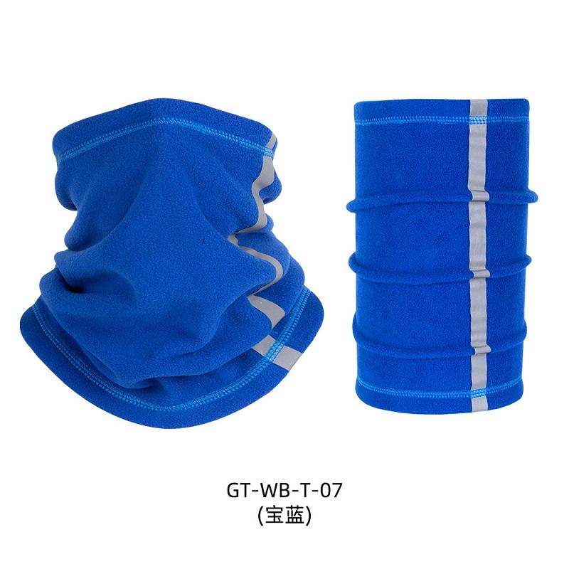 Winter Multifunctional Fleece Neck Gaiter Outdoor Windproof Reflective Strip Polar Fleece Face Mask Bandana