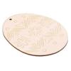 Wooden Party Decor Easter Eggs Crafts Wood Chip Festival Hanging Ornaments