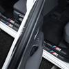 For BMW M E28 E90 F30 F10 X2 X3 X4 X5 X6 X7 F20 E46 E60 Valve 1/4/5Pcs Leather Car Door Sill Protector Carbon Fiber Sill Strip blhn58