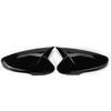 1Pair Side Mirror Cover Rear View Mirror Cover Trim For Hyundai Veloster 2012 2013 2014 2015 2016 2017 Gloss Black