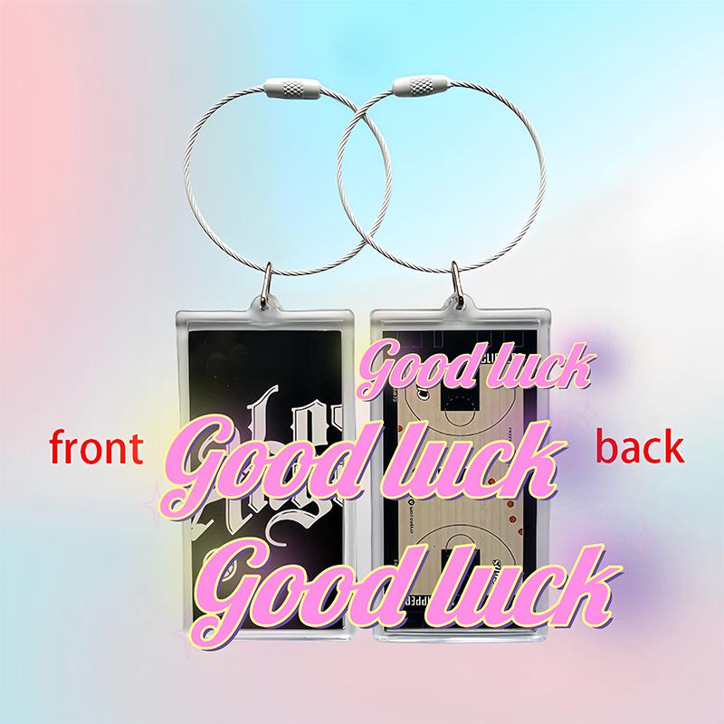 Sports Backpack Handbag Team Keychain Idol Star Basketball Court Keychain