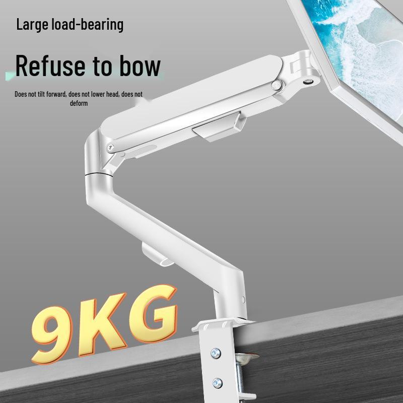 360° Rotating Liftable Monitor Stand for Gaming & Streaming - Vertical/Horizontal Display