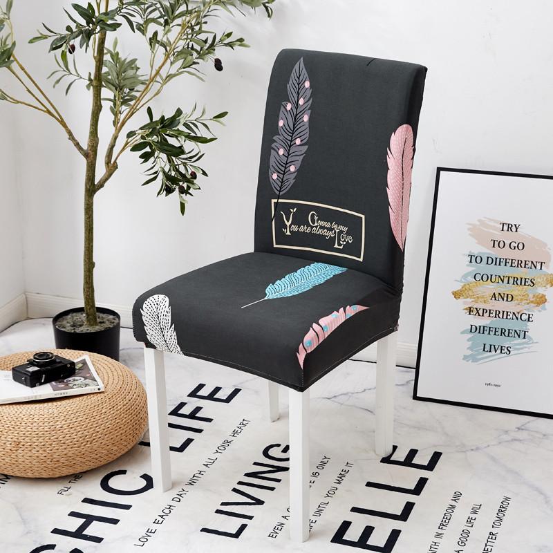 Moderne elastische Stuhlhusse Stretch Stuhlbezug Sitzhussen Stuhlschutz Hotel Bankett Housse De Chaise Home Dekoration