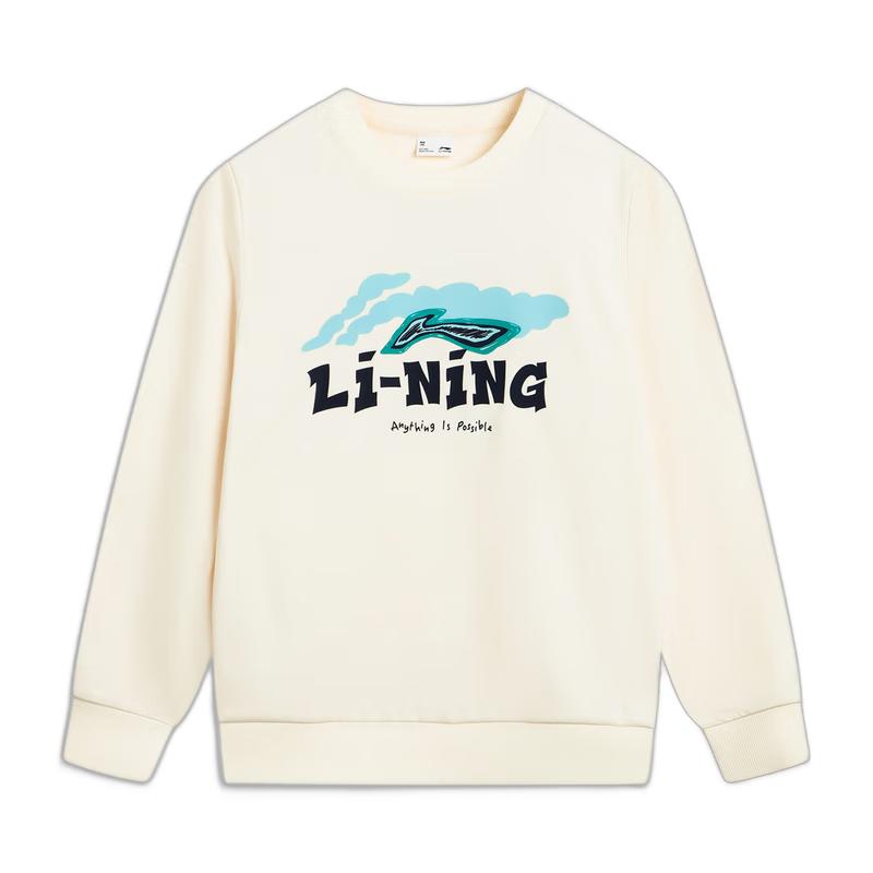 Li-Ning Unisex Youth Fleece-lined Crewneck Sweatshirt YWDV705