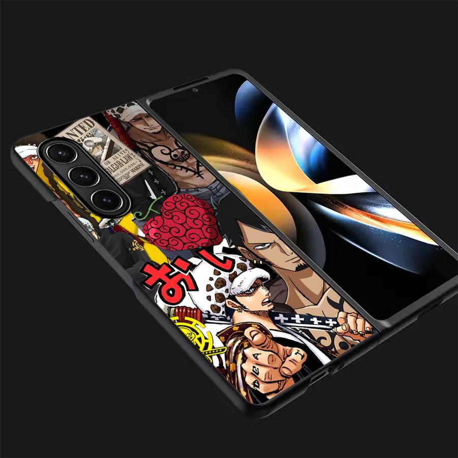 Pouzdro pro Samsung Galaxy ZFold7 ZFold4 ZFold5 Z Fold 7 6 5 4 3 ZFold3 ZFold6 Pevný kryt na telefon Jednodílný Luffy Ďábelský plod