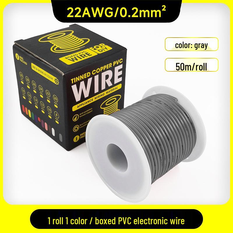 1007 PVC Electronic Wire 16AWG-30AWG Tinned Copper, Flying Lead Aviation Wire