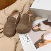 Girls' Korean Style Matte Leather Non-Slip Autumn Casual Loafers
