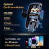 TOPK Car Phone Holder Air Vent Mount [360° Metal Hook] Universal Extension Car Mount For iPhone 15 14 Samsung Xiaomi Car Stand