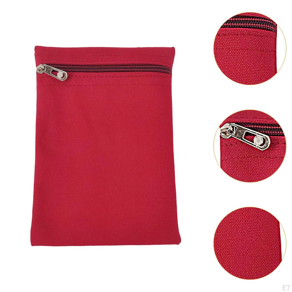 2 Pieces Sew in Pocket with Zipper,Travel,Security for Jackets Coats Sweatshirts Practical