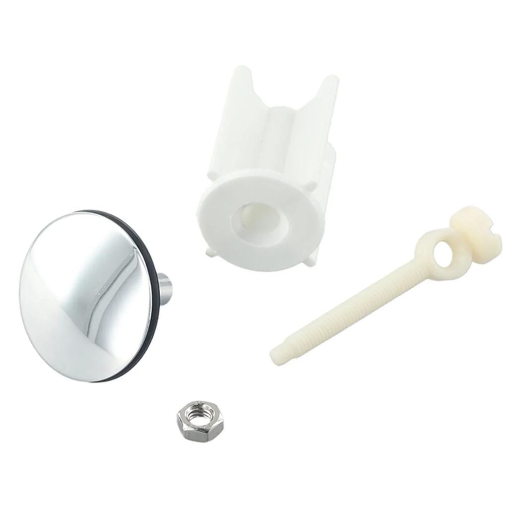 Brand New Wash Basin Plug Sink Plug White Fittings Pop-Up Plug Portable Replacement Spare Parts Universal 40mm