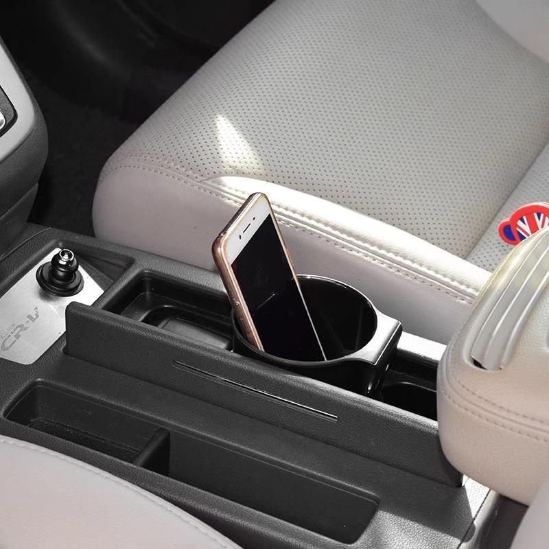 1Pc Hanging Type Seat Clip Car‘S Mounted Single Cup Air Outlet Cup Holder Bucket Console Trash Can Door Slot Armrest Storage Box