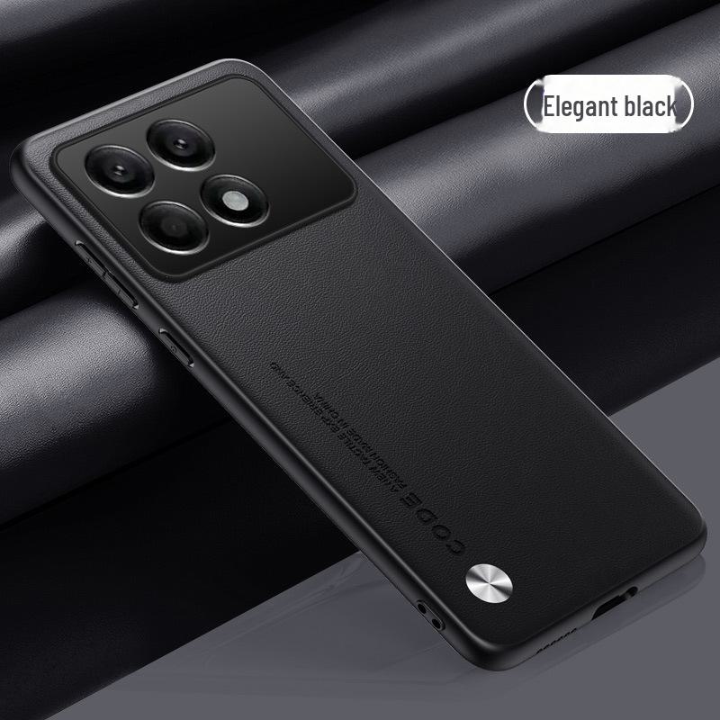 Kožené pouzdro s plným krytím Redmi K70 Pro Extreme Edition, ochranná skořepina K60/K50/K40 – design proti pádu.
