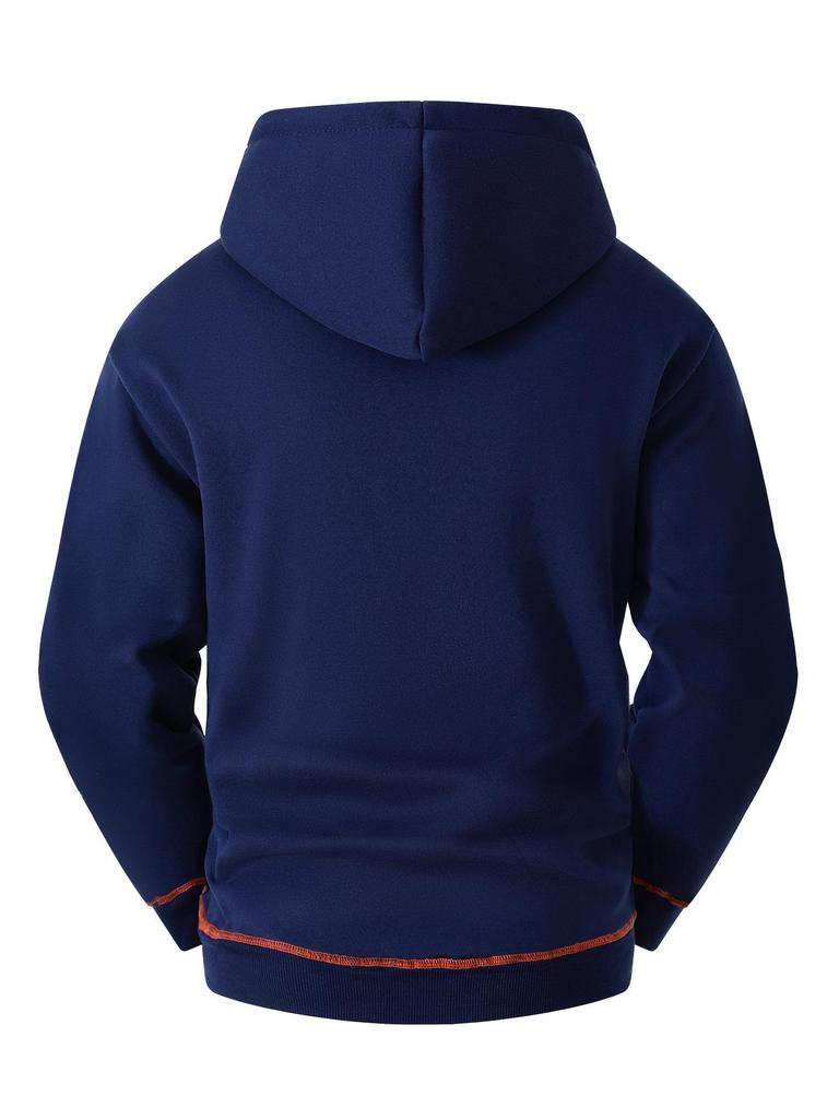 220g European Men's Zip-Up Hoodie: Trendy Fashion Sweatshirt