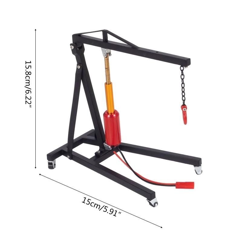 Simulation Model Fit for 1/10 Garage Series Decorations Ornaments Engine Engine Hanger Electric Crane Electric Jack Toy