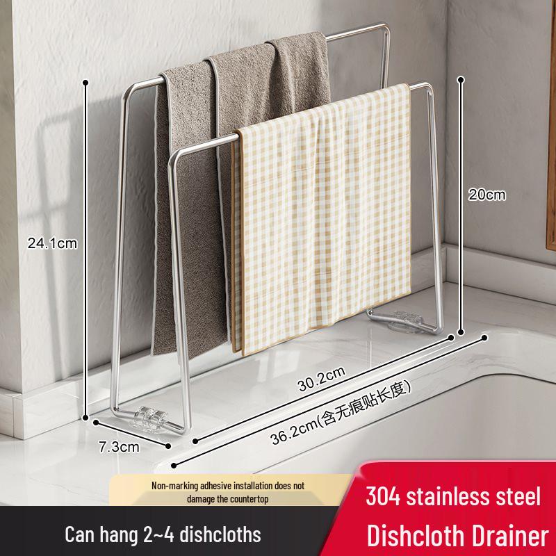 Edelstahl Badezimmer- & Küchenarbeitsplatten Abtropfgestell Organizer