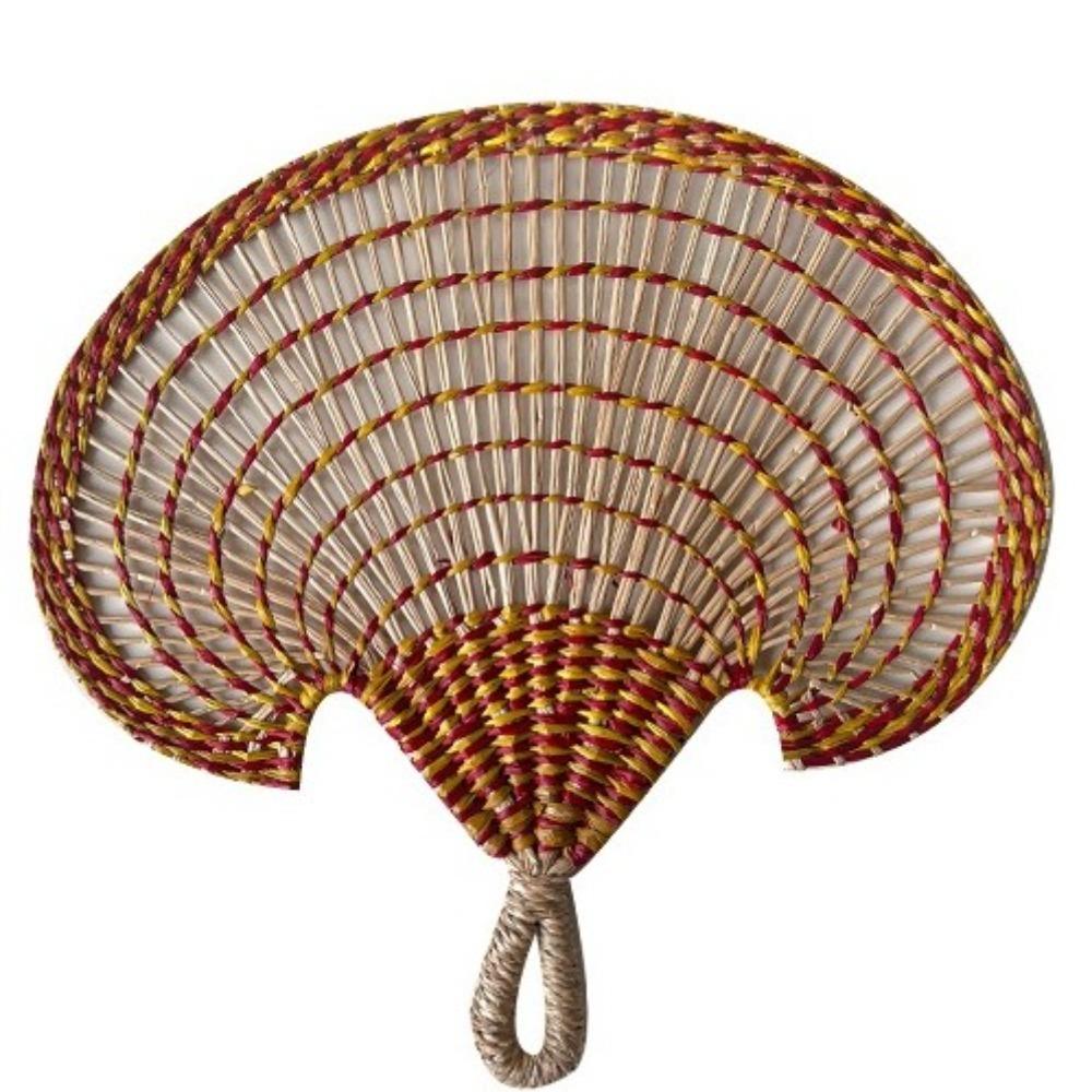 Ancient Handheld Fan Natural Cattail Fan Portable Hand-operated Fan  Room