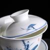 MULTIPOTENT Hand-painted Thin Porcelain SanCai Gaiwan