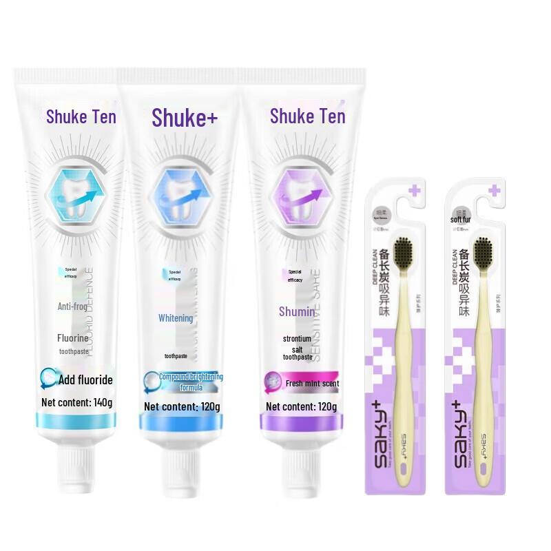 

Shuke Anti-Cavity Whitening Toothpaste Oral Care Set