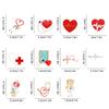 Brooches Clips Cartoon Crafting Aesthetic Lapel Schoolbag Jewelry Badge Christmas Enamel Medical Pins