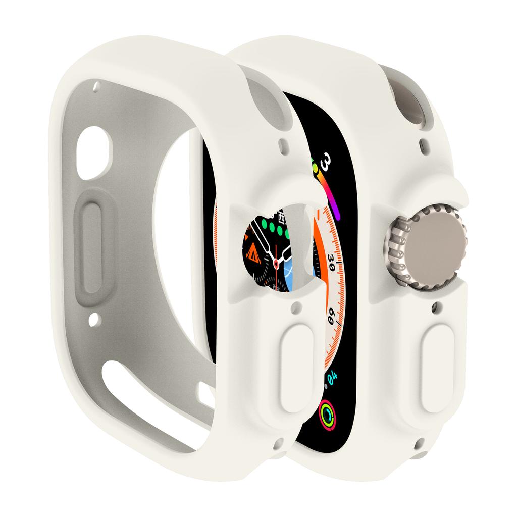 Cover for Apple Watch Ultra3 2 49mm Case All-Round Shockproof TPU Protective Silicone Bumper Scratch-Resistant iwatch ultra 3 49