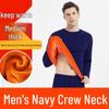Shield Guard Men's Navy Round Neck Thermal Underwear Set