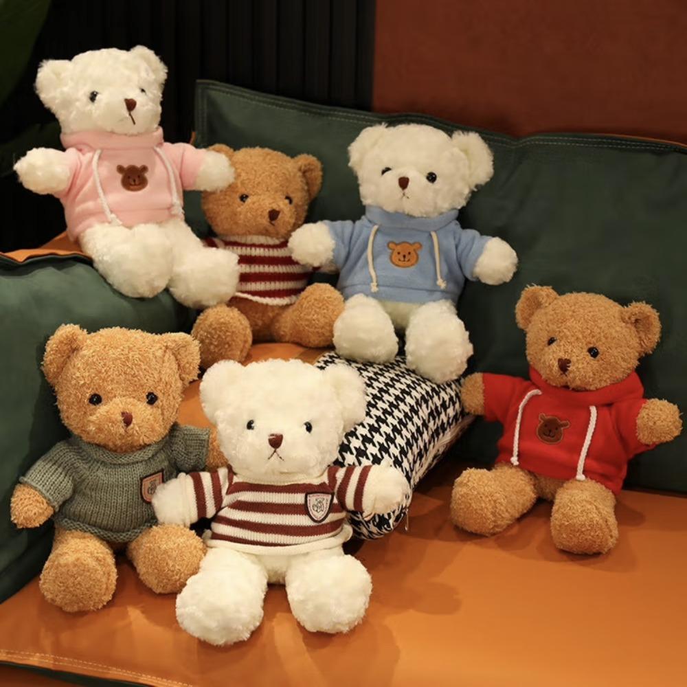Sweater Teddy Bear Doll Sweater Bear Plush Toy Pillow Doll Event Gift Birthday Gift
