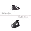 For Fiat 500 2011-2015 ABS Carbon fiber/Bright Silver Car Roof Antenna Cover Base Protection Decorative Cover Car Accessories