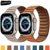 Nový FineWoven řemínek pro Apple Watch 44mm 40mm 45mm 49mm 41mm Originální magnetický náramek iWatch Series 9 8 SE 7 Ultra 2
