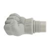 Muscle Massage Gun Replaceable Heads Soft Silicone Fist Shaped Replacement Fascia Massager Head