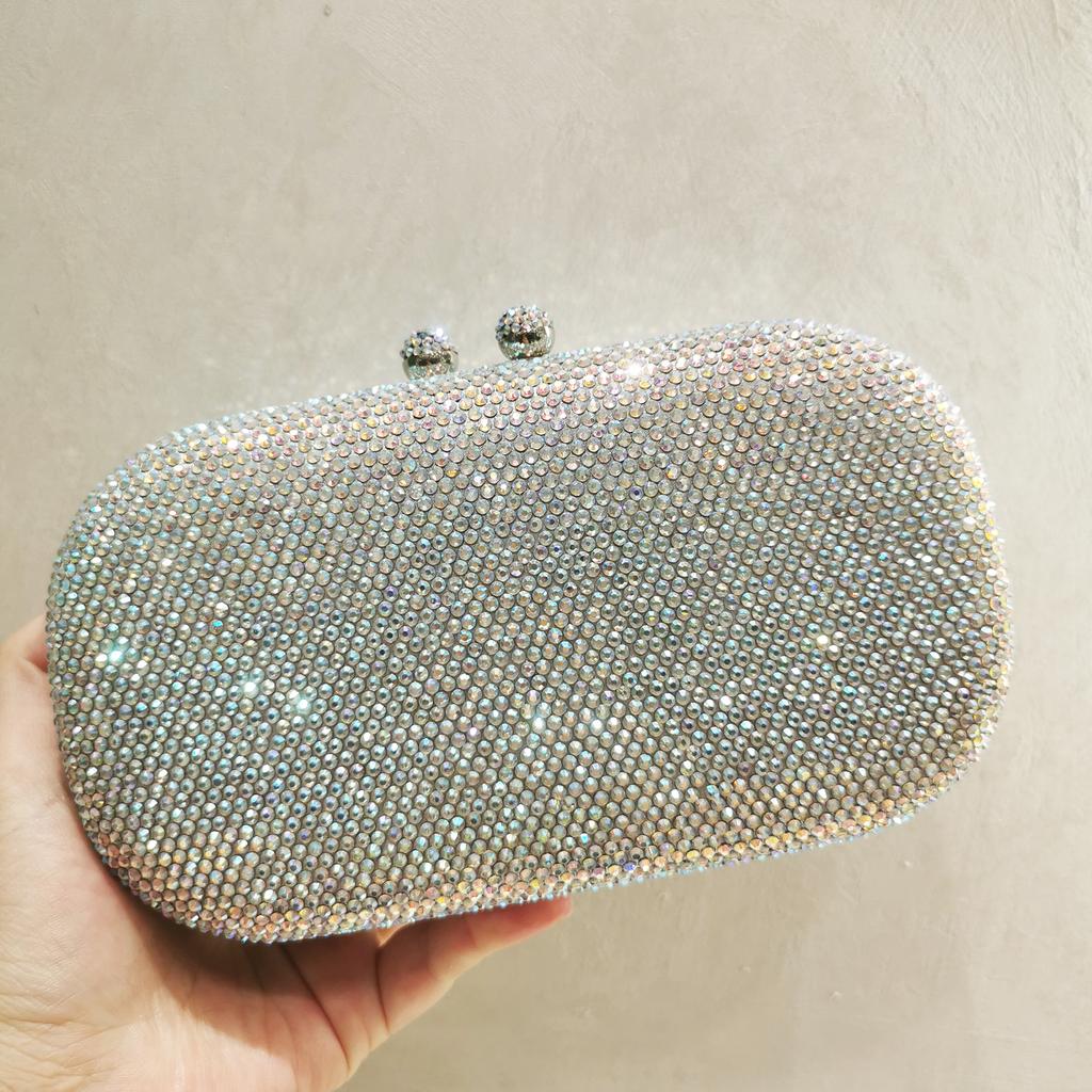 Green Diamond Evening Clutches Dinner Purses And Handbags Black Tassel Party Prom Money Wallets Long Chain Wedding Phone Clutch