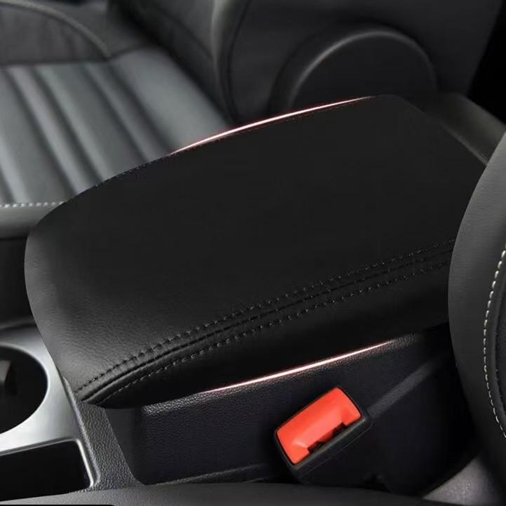 Volkswagen Touran 04-12 Leather Center Armrest Cover - Car Interior Accessory