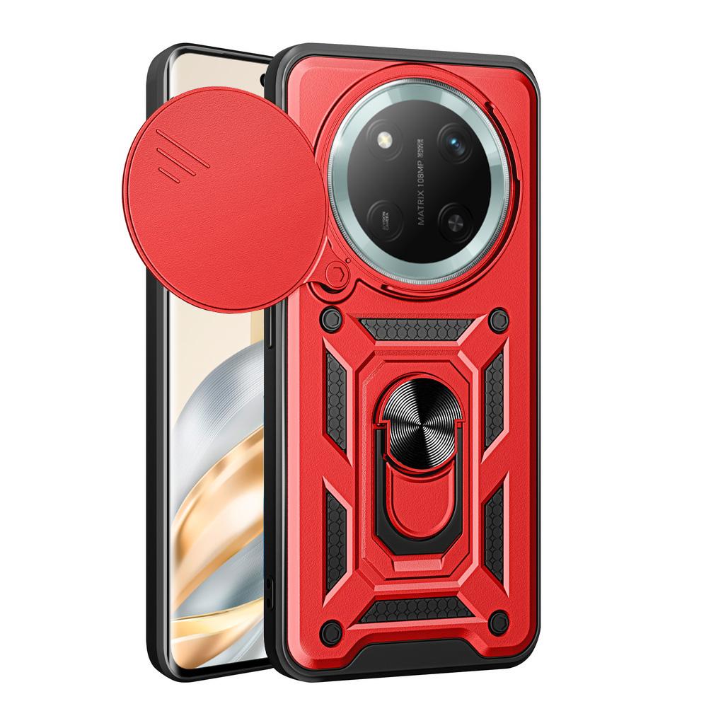 

Защитный чехол для камеры Honor X9C X9c Smart X9B X9A X9 X60 Pro Honor Magic 7 Lite 6 Pro 5 Lite Armor Hybrid Ring Back Cover Honor Magic7 Lite красный