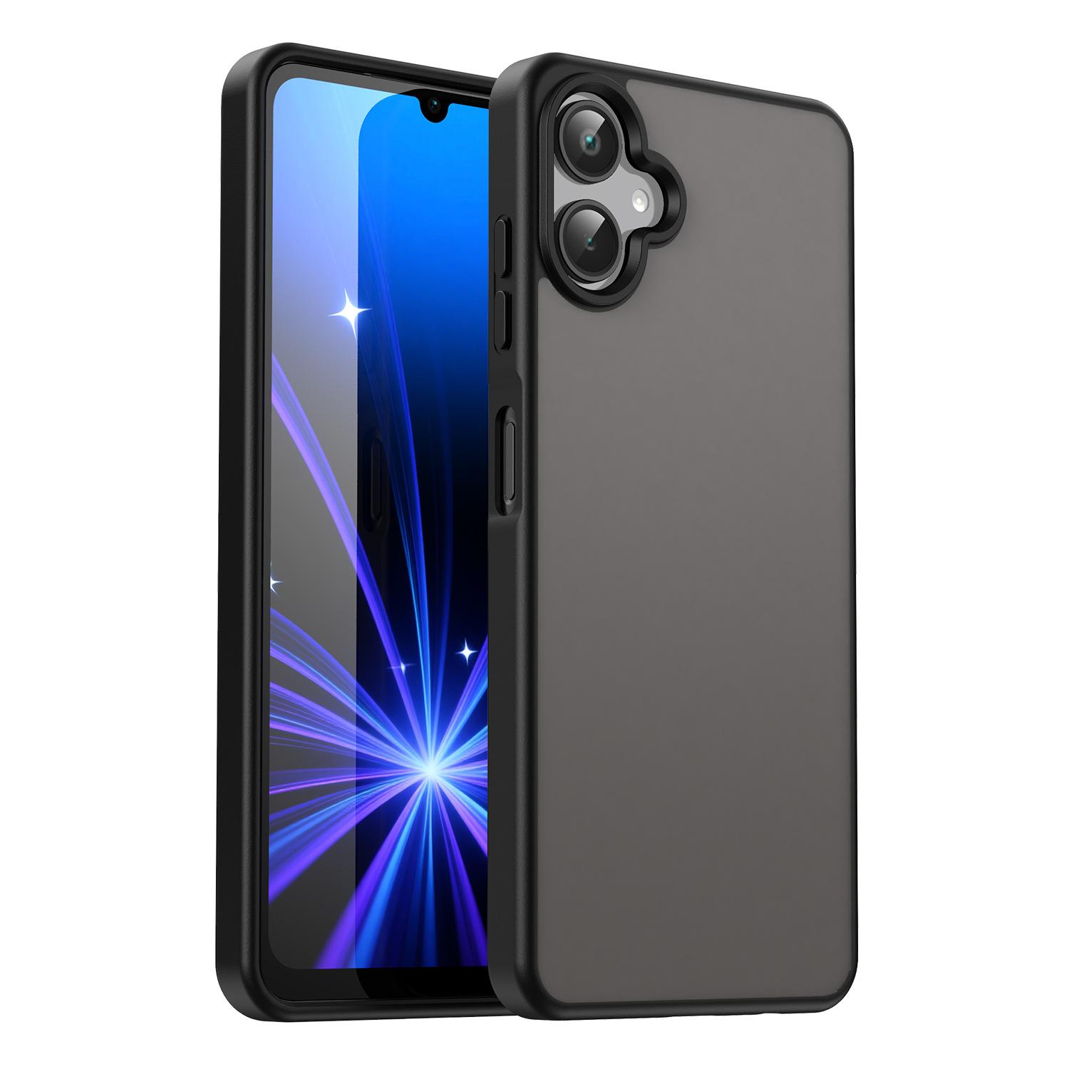 Samsung Galaxy A06 4G/A06 5G Phone Case, Matte Shockproof Phone Case Cover for Samsung Galaxy A06 4G/A06 5G чёрный