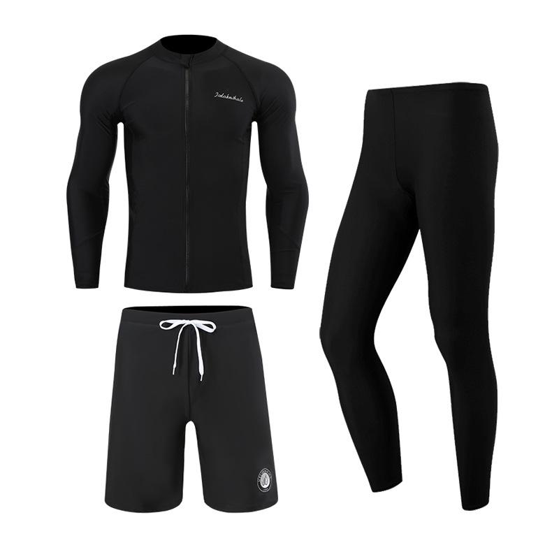 2023 Women s Sun Protection Slimming Surf Suit: Long Sleeve  Split Long Pants Set 3XL