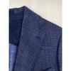 Brilla per il gusto Blue Woolcycle Linen Solid Jacket Jacket 48 blueUsed