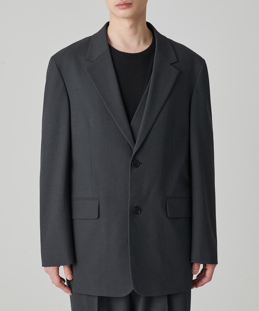Musinsa Standard Oversized Layered Blazer [Grey]