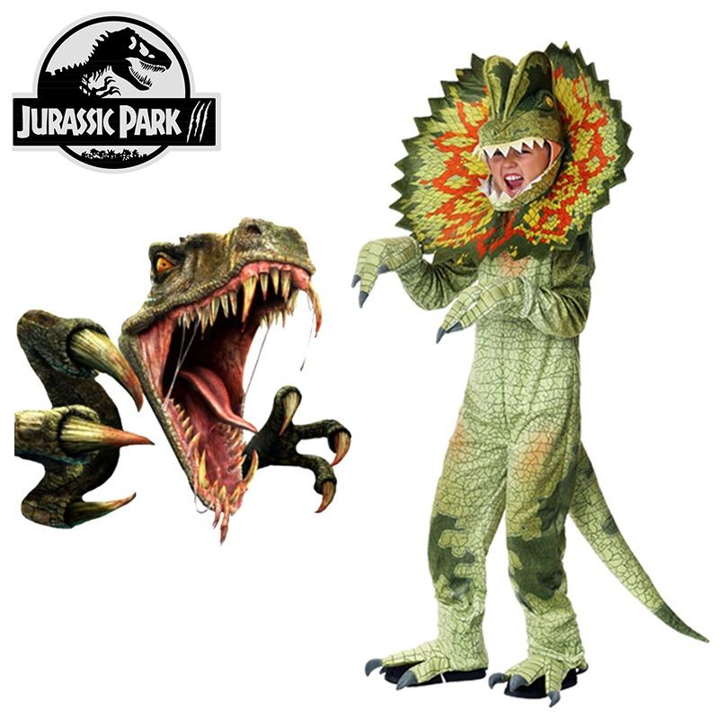 Playing Role Dinosaur Costume Dilophosaurus Children Clothes Set