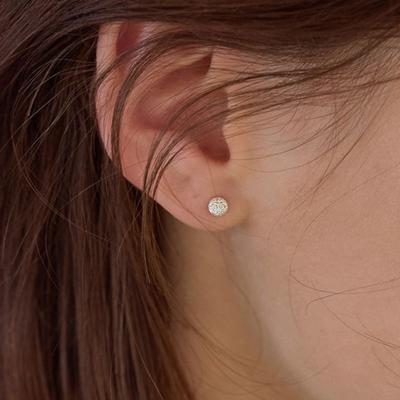 PAIGEFLYNN SCHMUCK [925 Silber] Kautschukball-Ohrringe