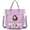 Demon Slayer Tote Bag Crossbody Bag Carrying Bag Shoulder Bag for Teenager Girl Boy Back To School Bag Men Women Leisure Travel Bag Mochila