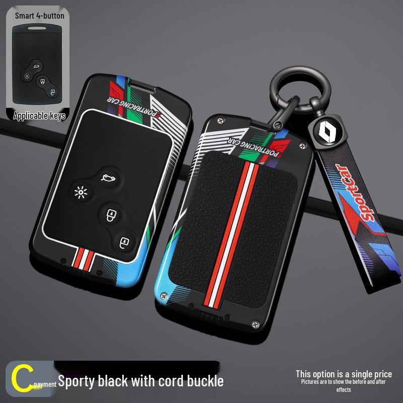 Fits Renault Koleos, Captur, Megane, Talisman, and Latitude Key Covers and Buckles.