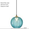 Designer Green Leaf Glass Pendant Light for Modern Spaces