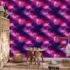 Watercolor Galaxy Purple and Indigo Wallpaper for Living Room and Bedroom 50x1000