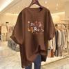 Korean Style Women's Summer Cartoon Casual Loose T-Shirt