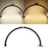 Half Moon Nail Desk Lamp 27 Inch 40W 2000LM 3200K to 5600K   Half Moon Beauty Light for Lash Extension Skincare