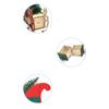 Christmas Wooden Advent Calendar, Countdown To Christmas With 24 Drawers, Sleigh Shape Christmas Tree DIY Advent Calendar With Lights
