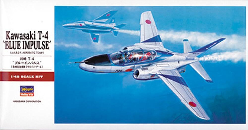 

Hasegawa Япония Авиационная группа высшего пилотажа Kawasaki Blue Impulse Пластиковый модельный набор PT16 1/48 Силы самообороны T-4