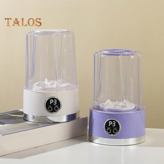 Mașină de spălat lenjerie intimă Mini mașină de spălat fără fir Afișaj digital Ușor de operat Reîncărcabilă Mașină de spălat haine mici Mașină de spălat rufe