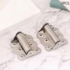 2Pcs Stainless Steel Butterfly Hinge Automatic Closing Door Closer Swing Screen Window Spring Hinge